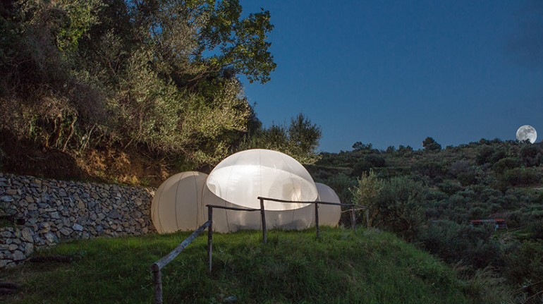 Green Bubble Room: dove dormire in una bolla in Sicilia.
